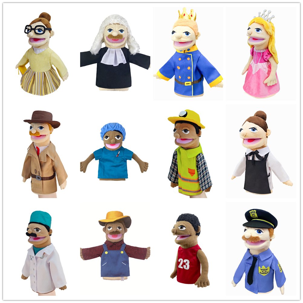 Marionnettes à main Métiers et Personnages: Éducatif & Amusant