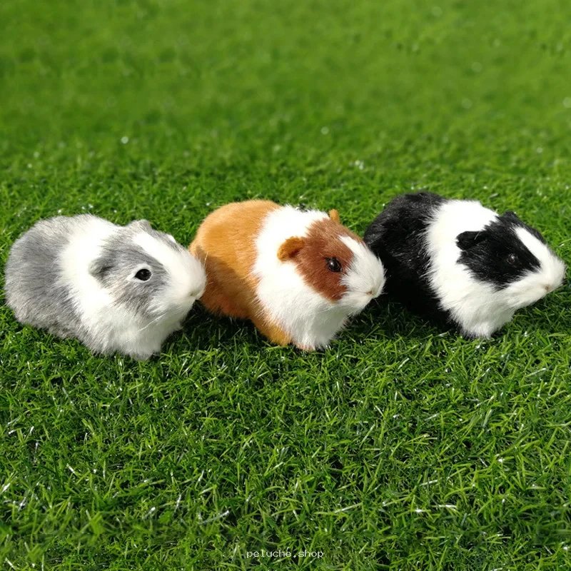 Peluche Cochon d'Inde Réaliste | Adorable Compagnon Doux