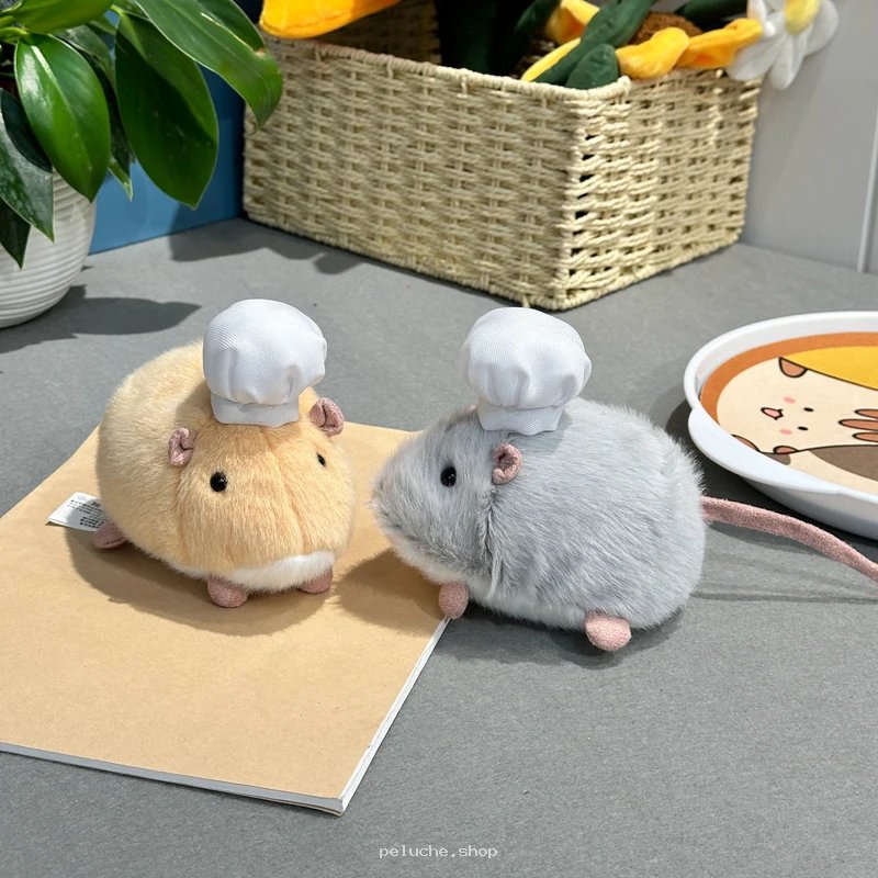 Peluche Souris Chef | Rat Cuisinier Mignon | Cadeau Original