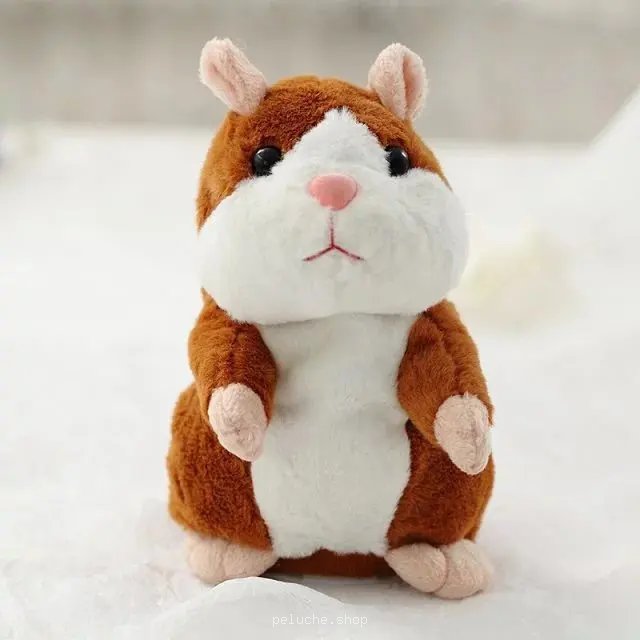 Peluche Hamster Mignon Doux et Parlant - Cadeau Enfant