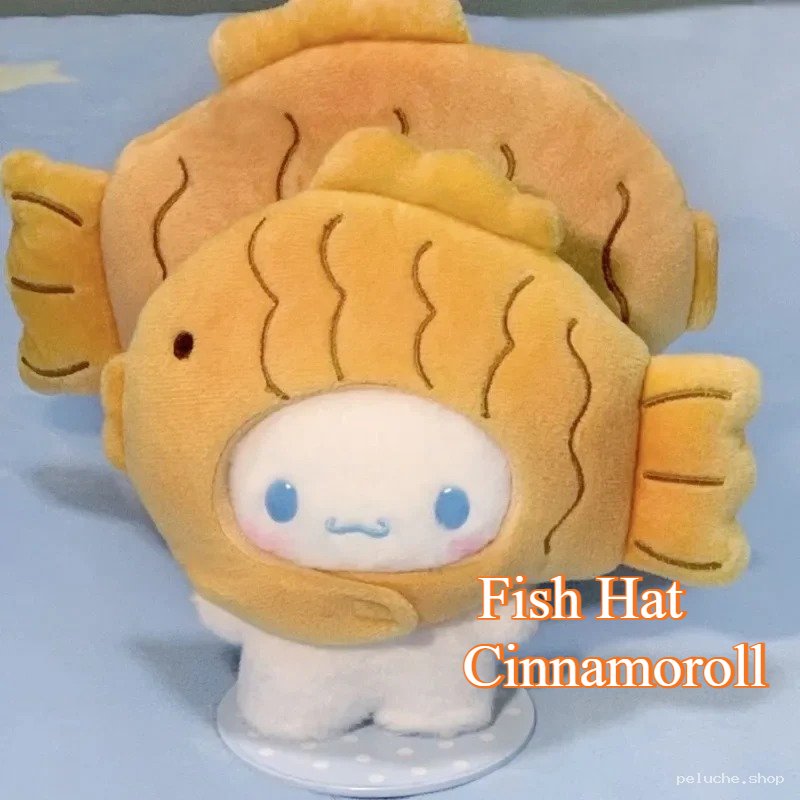 Peluche Cinnamoroll Chapeau Poisson Taiyaki - Mignonnerie Sanrio