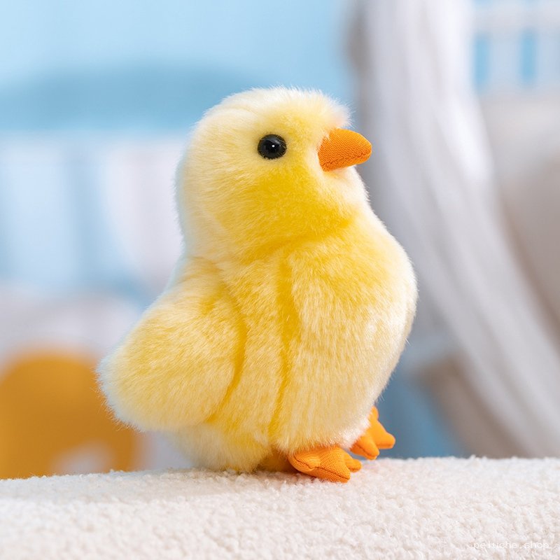 Peluche Poussin Jaune Doux et Mignon - Idéal pour Enfants