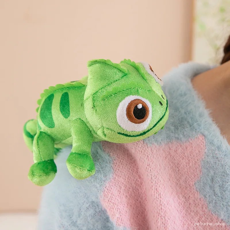 Peluche Caméléon Pascal Mignonne et Douce - Vert Enfant