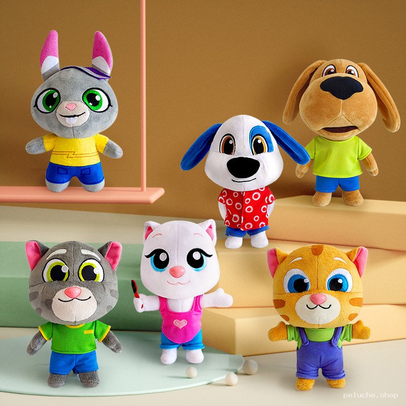 Peluche Talking Tom et Amis - Personnages Doux et Amusants