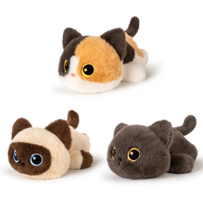 Peluche Chat Kawaii - Collection d'Adorables Doudous Doux