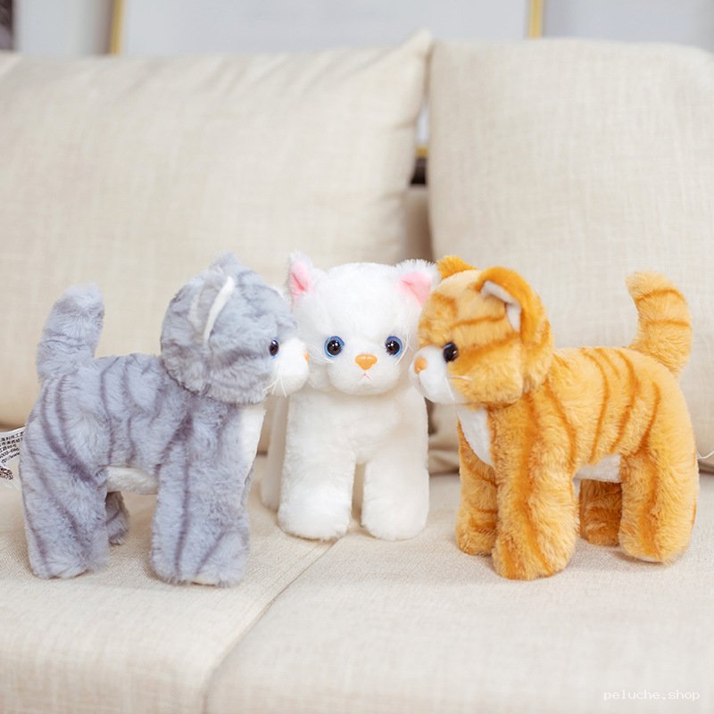 Adorables Peluches Chats Mignons et Doux - Parfaites pour Câlins