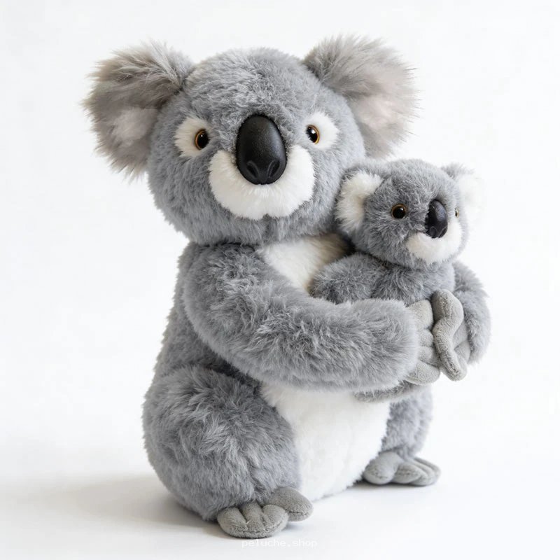 Peluche Koala Maman et Bébé Douce et Câline | Cadeau Enfant