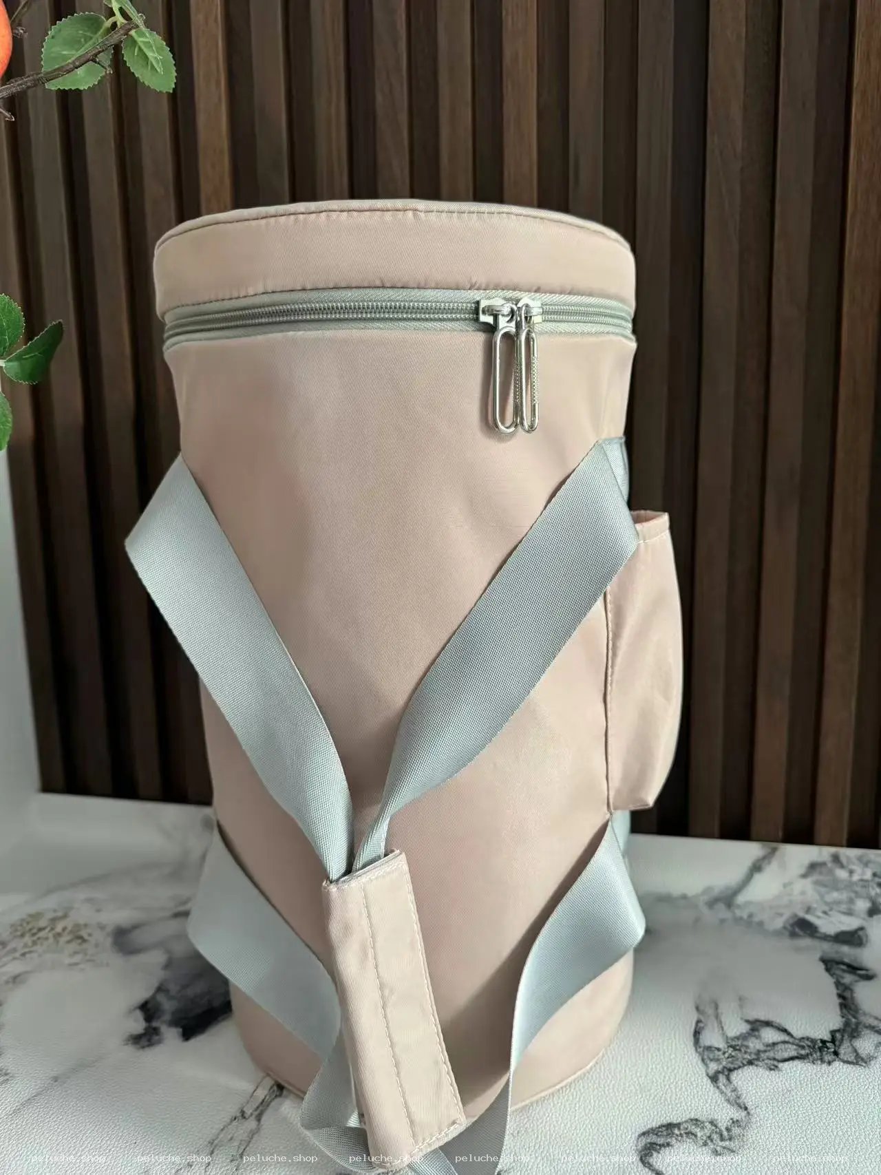 Sac Isotherme Rose Cylindrique | Lunch Bag Élégant