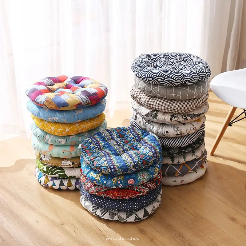Coussins de Sol Ronds Déco | Confort Moelleux & Stylé