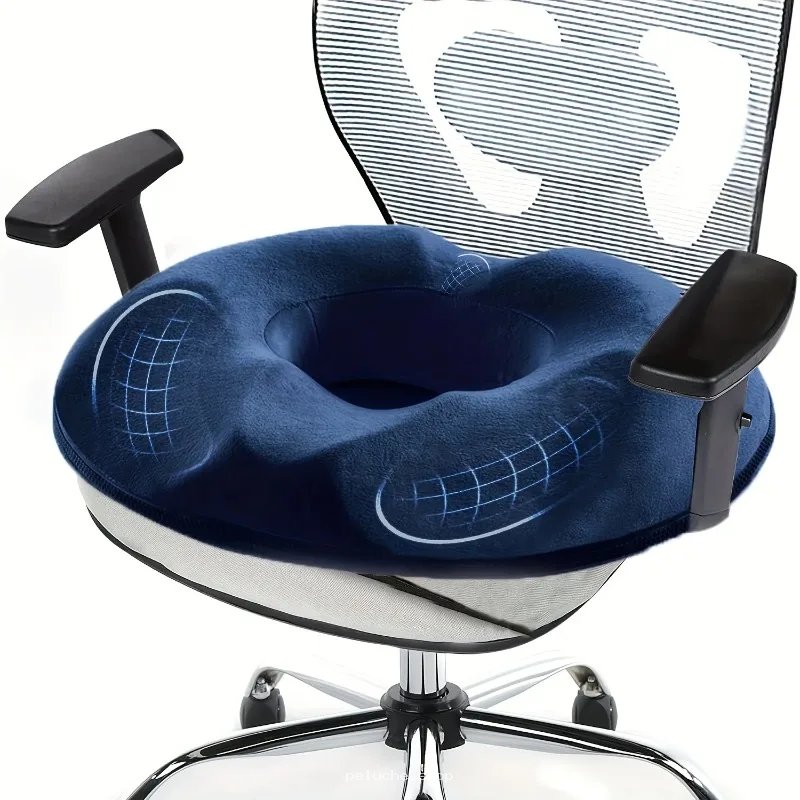 Coussin Ergonomique Coccyx Bleu | Confort Assise Bureau