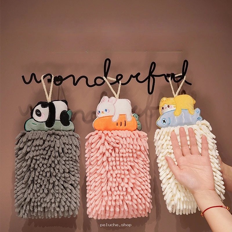 Serviettes Mains Microfibre Mignonnes Animaux – Cuisine & SDB