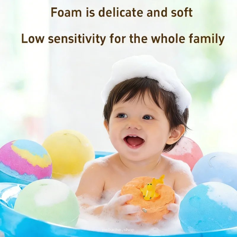 Bombes de Bain Bébé & Famille | Formule Douce Hypoallergénique