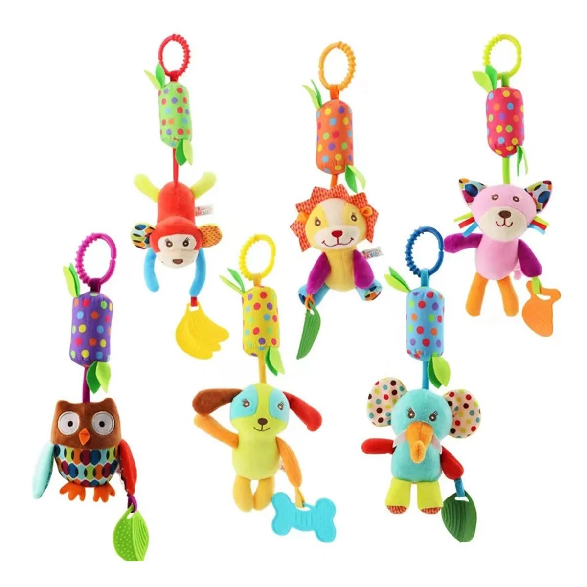 Jouets à Suspendre Animaux pour Bébé - Éveil et Amusant