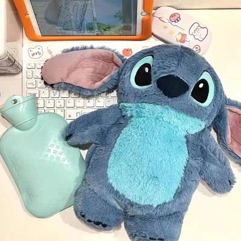 Stitch Peluche Bouillotte - Housse Douce Confortable Chaleur