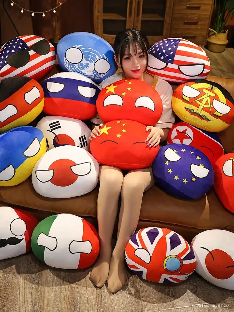 Peluche Countryball Collection | Drapeaux Nations du Monde
