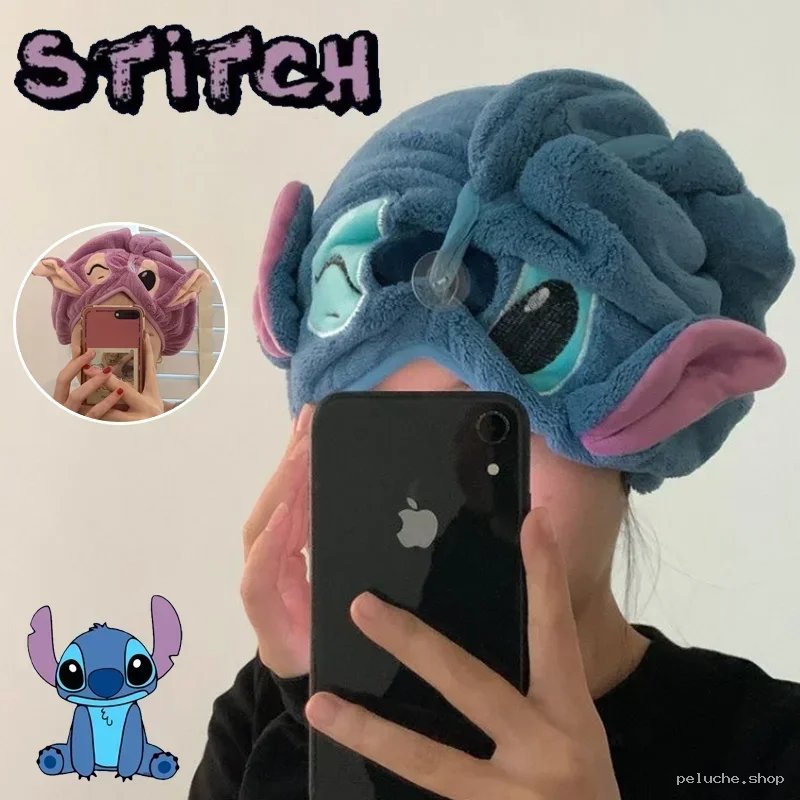 Serviette Cheveux Séchage Rapide Stitch Disney - Mignonne
