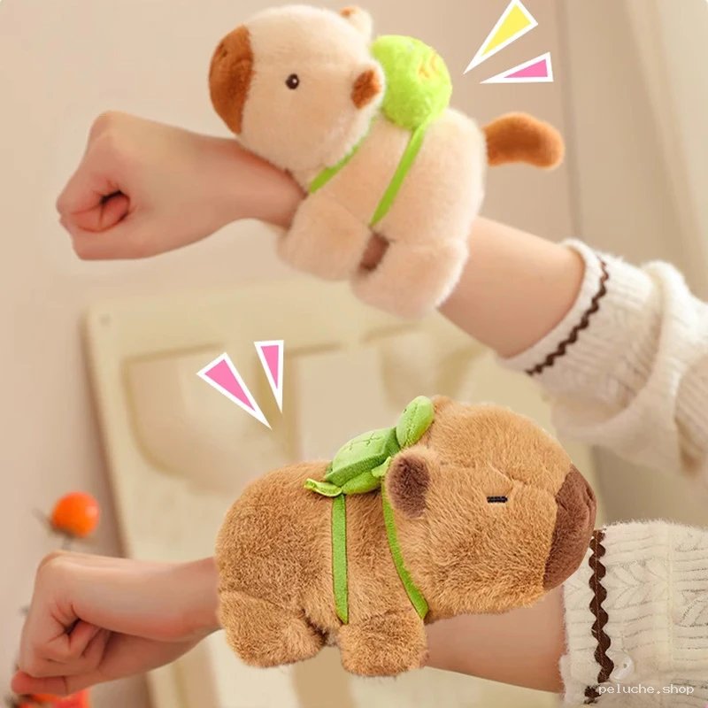 Peluche Capybara Bracelet Mignon - Adorable Compagnon de Poignet