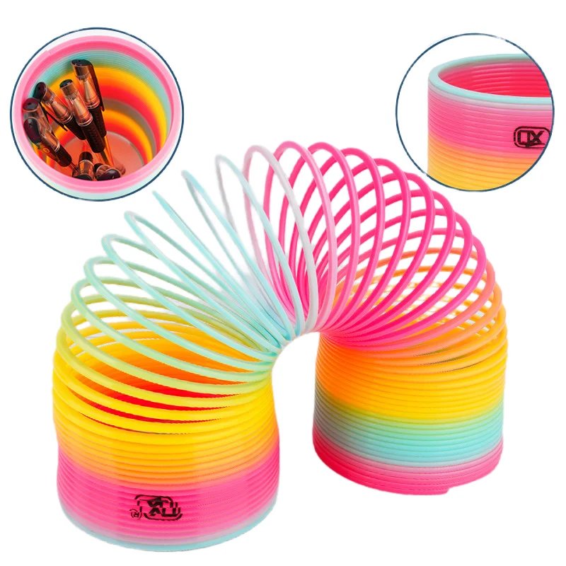 Ressort Arc-en-Ciel Magique | Jouet Créatif & Organisateur