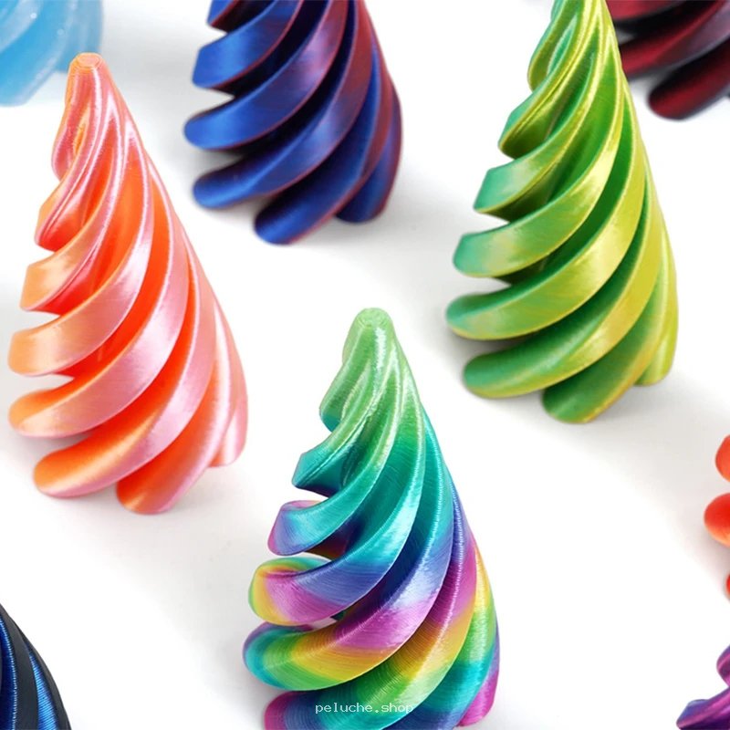 Mini Spirales Décoratives Multicolores 3D – Design Unique
