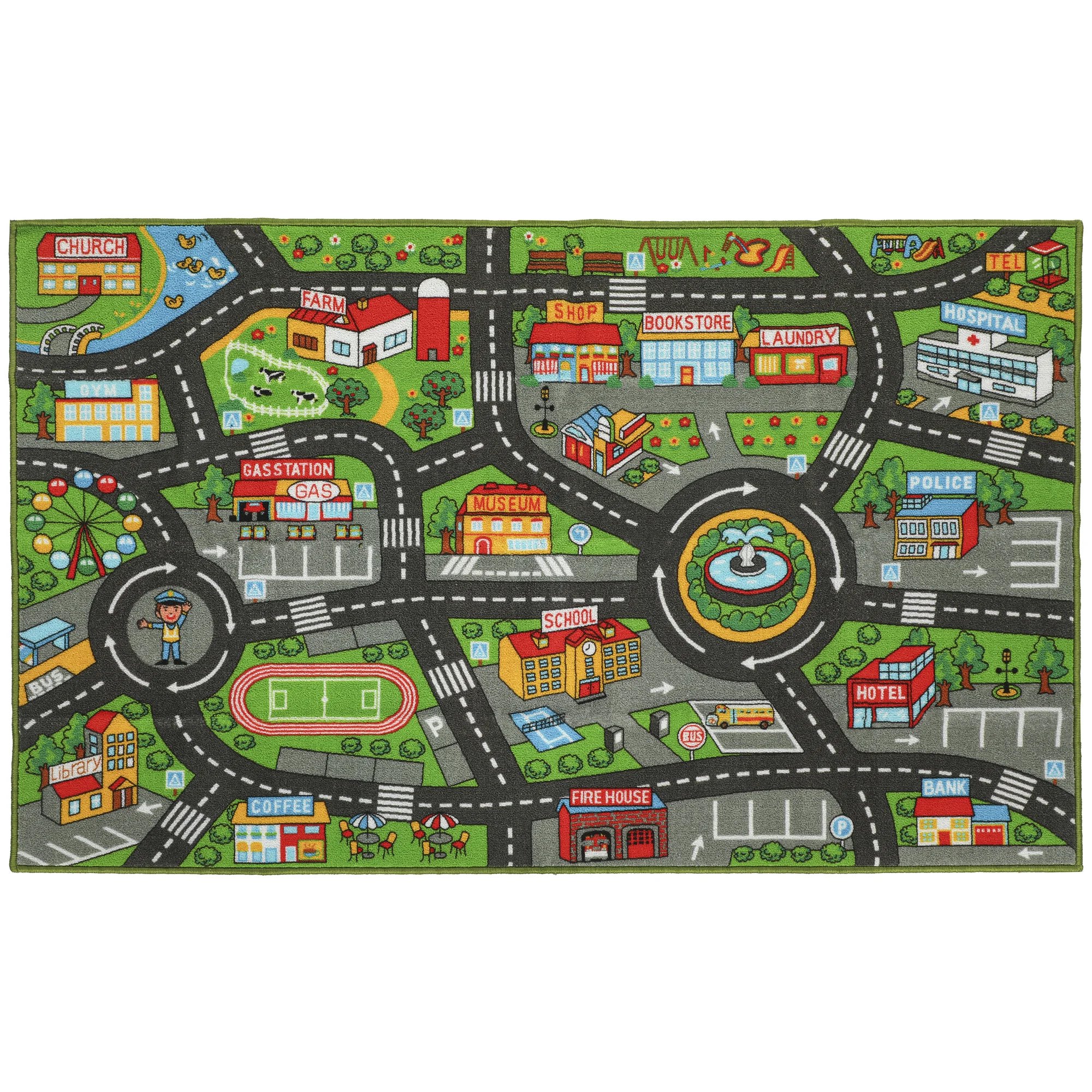 Tapis de jeu interactif La Ville pour enfants | Fun & Éducatif