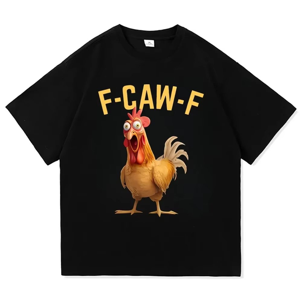T-shirt Coq Rigolo F-CAW-F - Humour et Style Décontracté