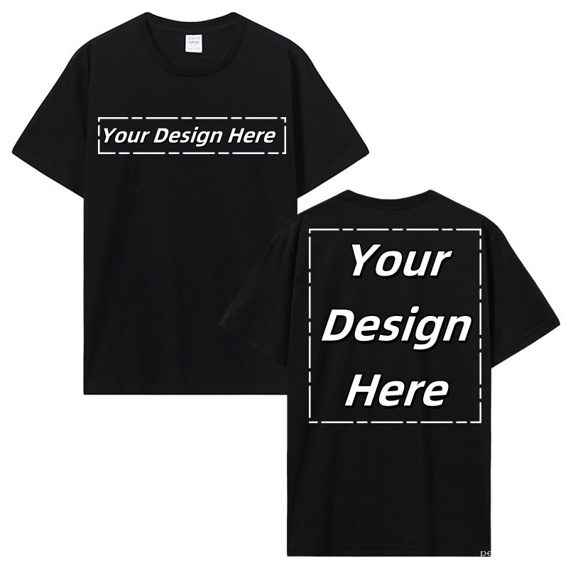 T-shirt Noir Personnalisable | Créez Votre Style Unique