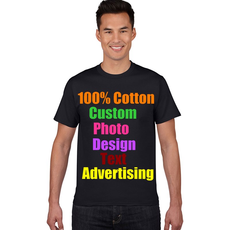 T-shirt Personnalisé 100% Coton - Photo, Texte, Design Unique
