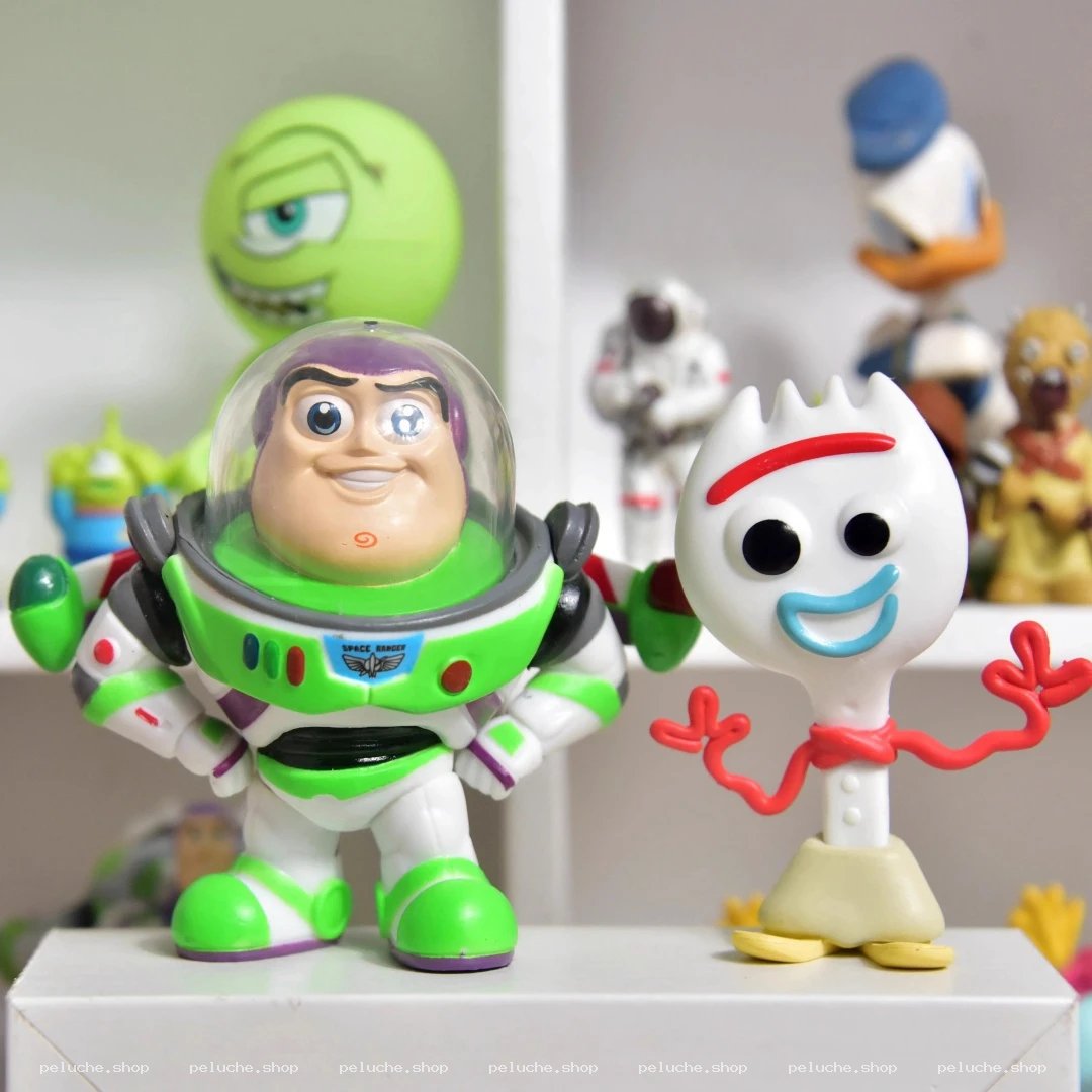Figurines Toy Story: Buzz l'Éclair et Fourchette - Collection