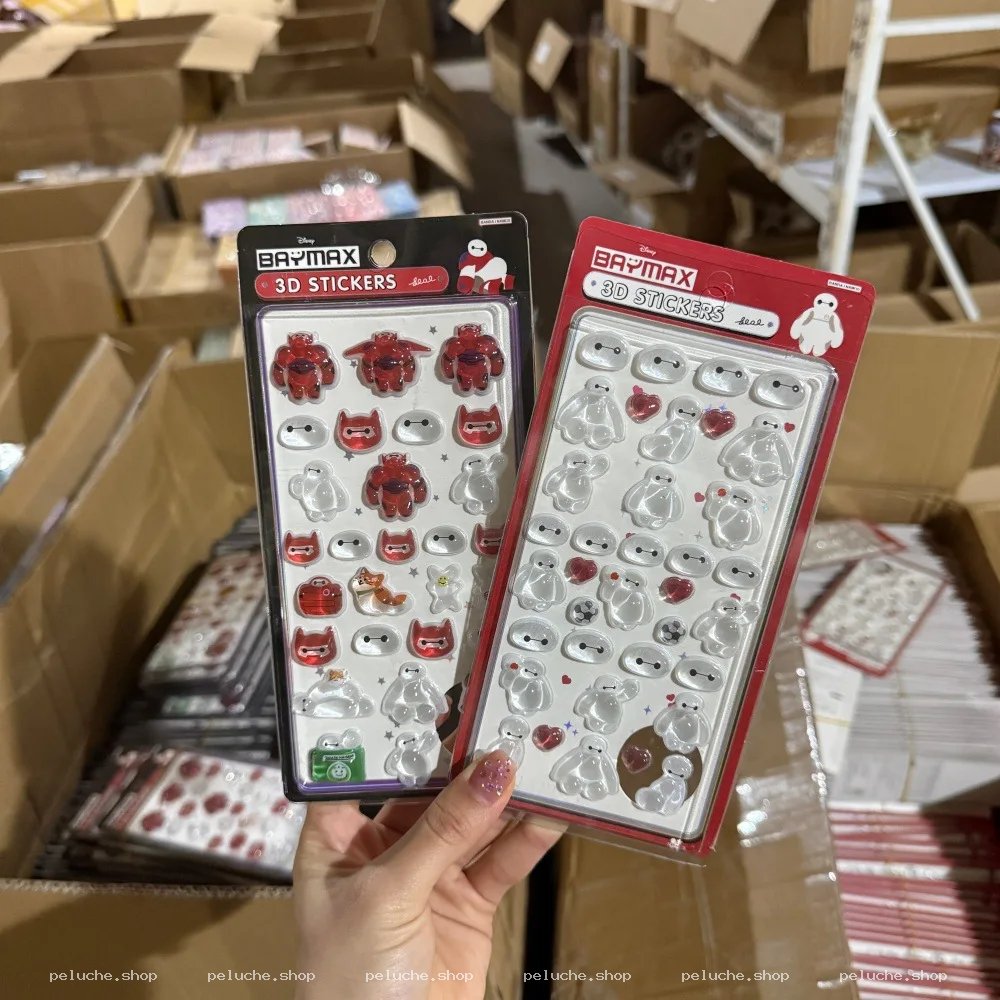 Stickers 3D Baymax Disney - Adhésifs Mignon et Héroïque