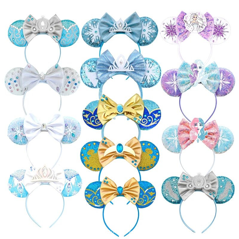 Serre-têtes Oreilles Disney Pailletées Princesses La Reine des Neiges