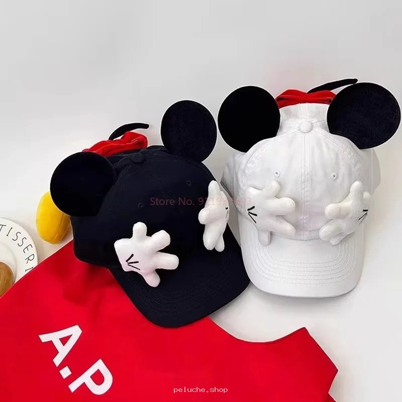 Casquette Enfant Mickey Mouse | Oreilles & Mains | Noir & Blanc