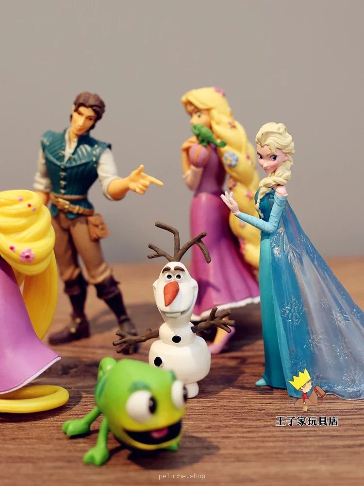 Figurines Disney La Reine des Neiges & Raiponce - Playset