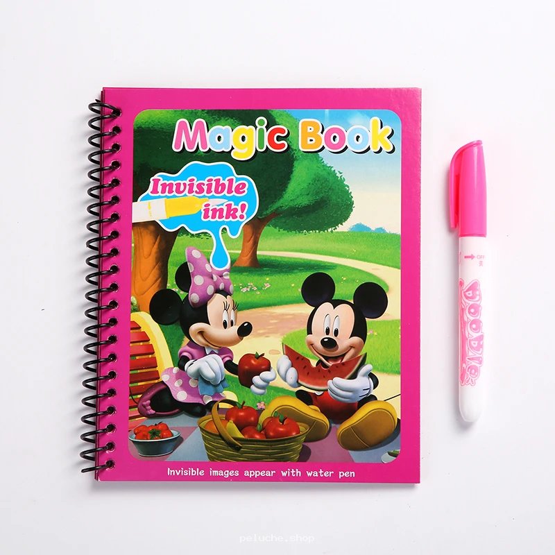 Livre Magique à Eau Mickey Minnie – Coloriage Réutilisable