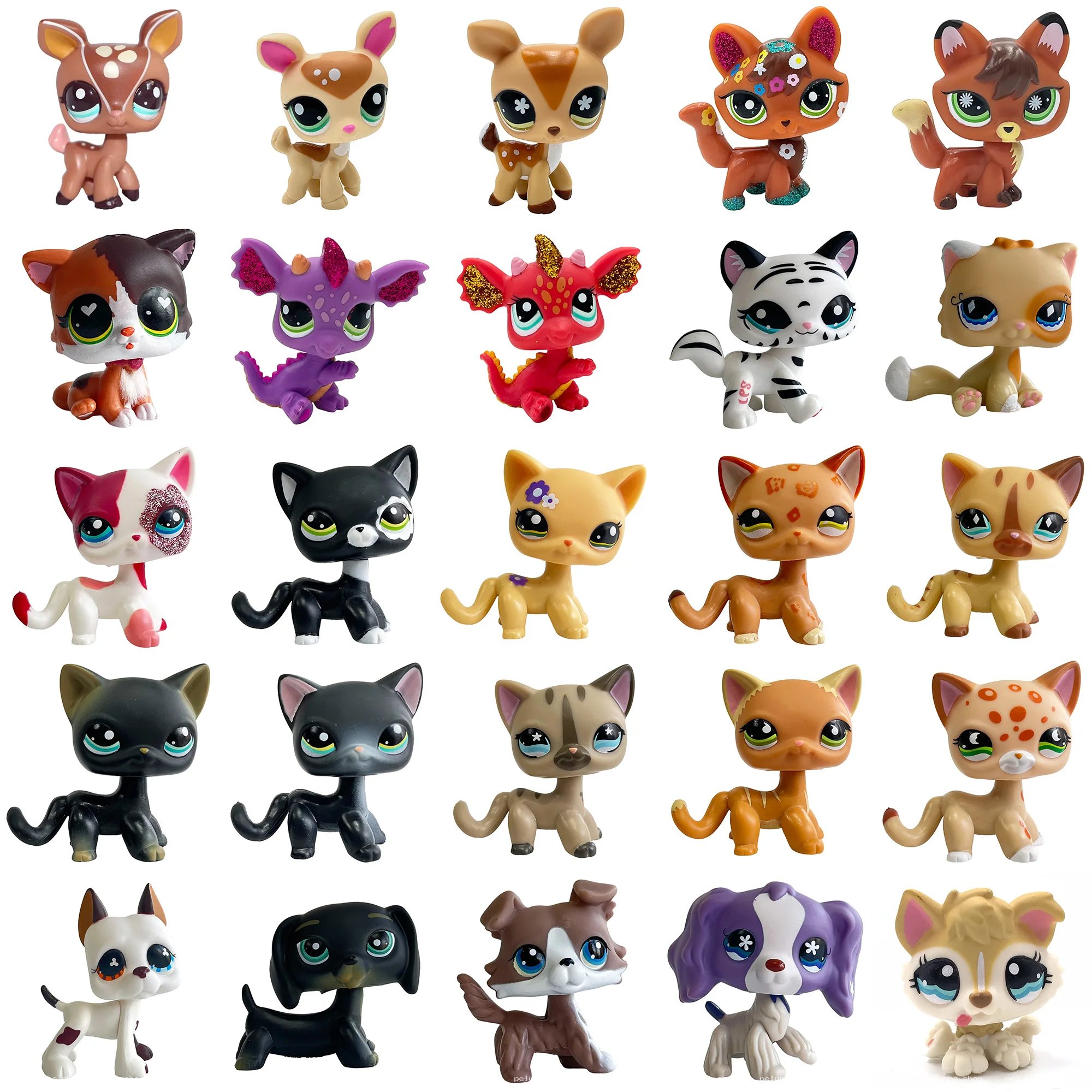 LPS Littlest Pet Shop: Mini Figurines Animaux à Collectionner