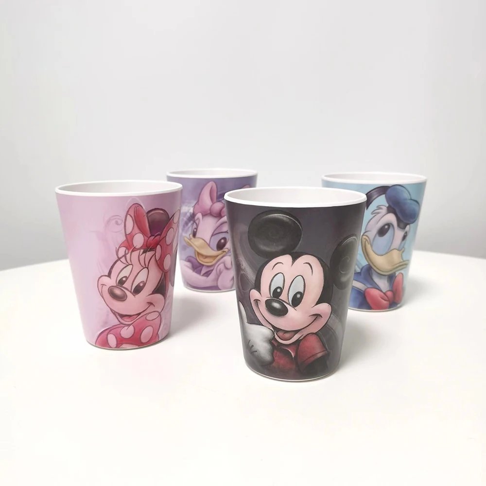 Lot de 4 Gobelets Disney : Mickey, Minnie, Donald, Daisy