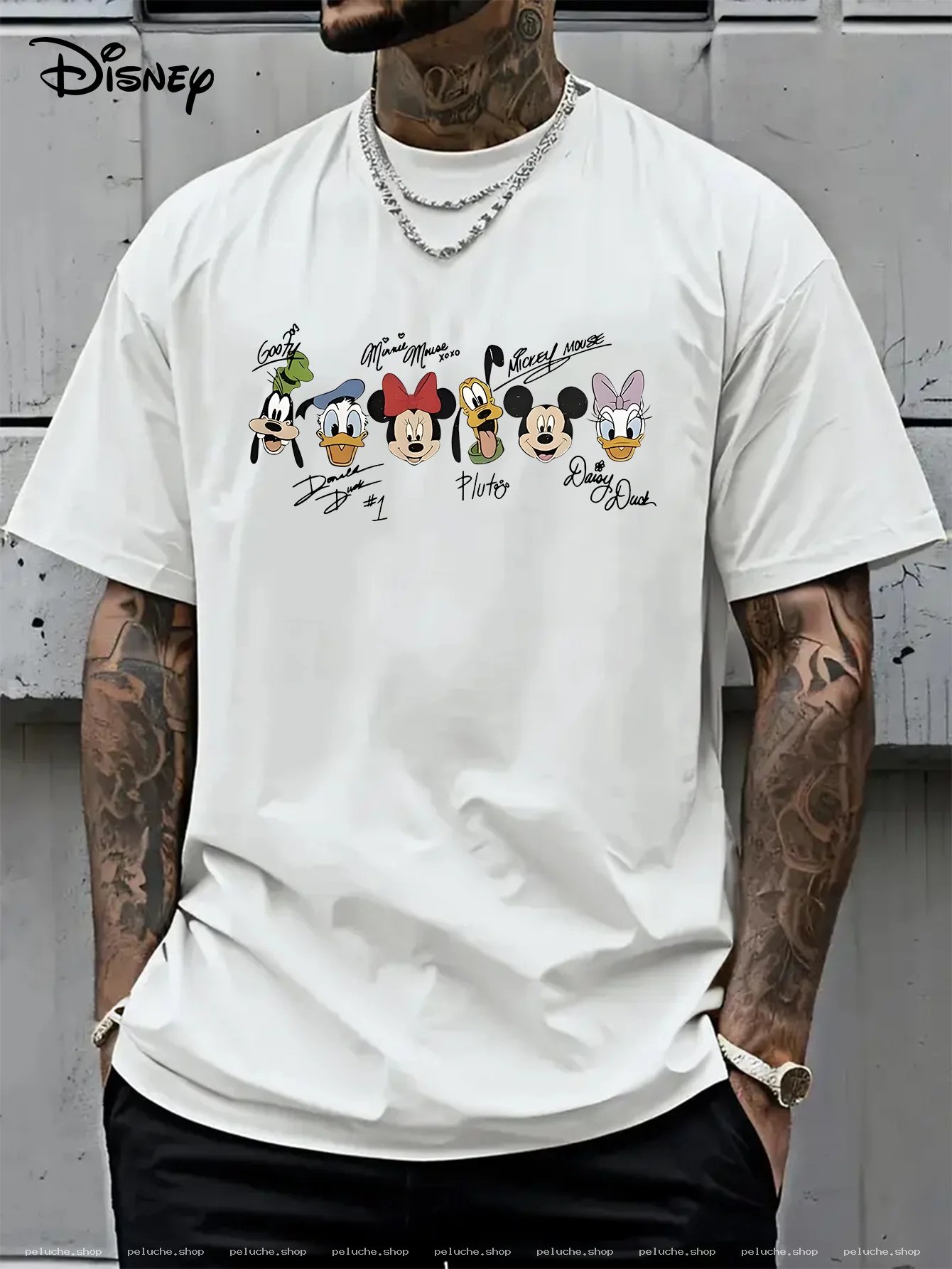 T-shirt Disney Personnages Célèbres Collection Originale