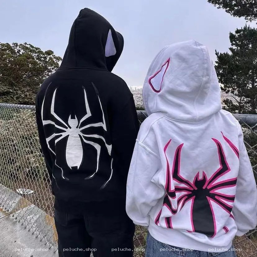 Hoodies Spider-Man & Spider-Gwen | Duos pour Fans Comics