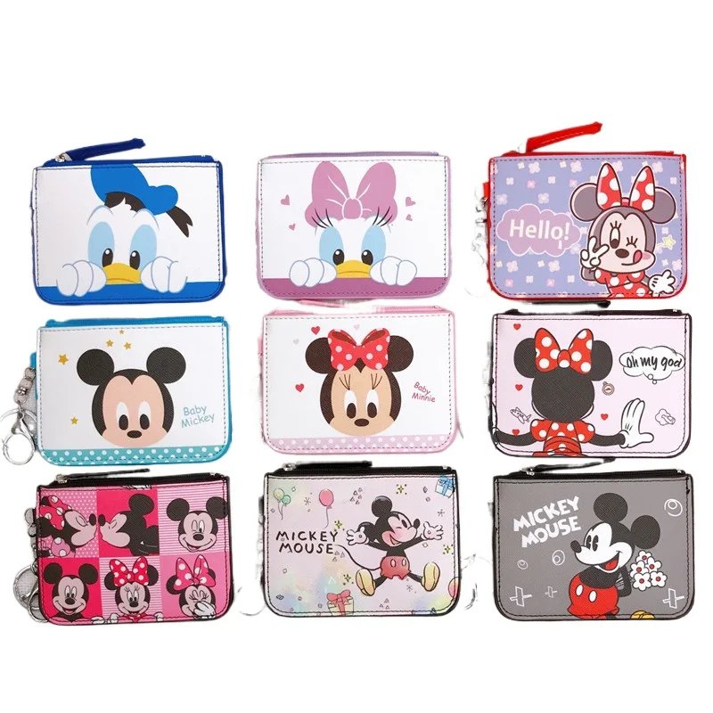Porte-monnaie et Étuis Disney Mickey, Minnie, Donald, Daisy