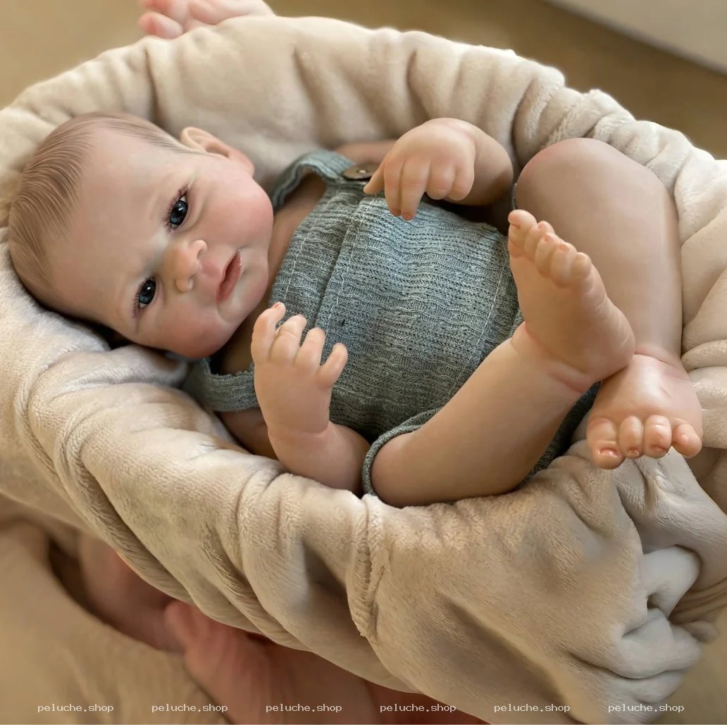 Poupée Bébé Reborn Réaliste Silicone - Nouveau-né Adorable