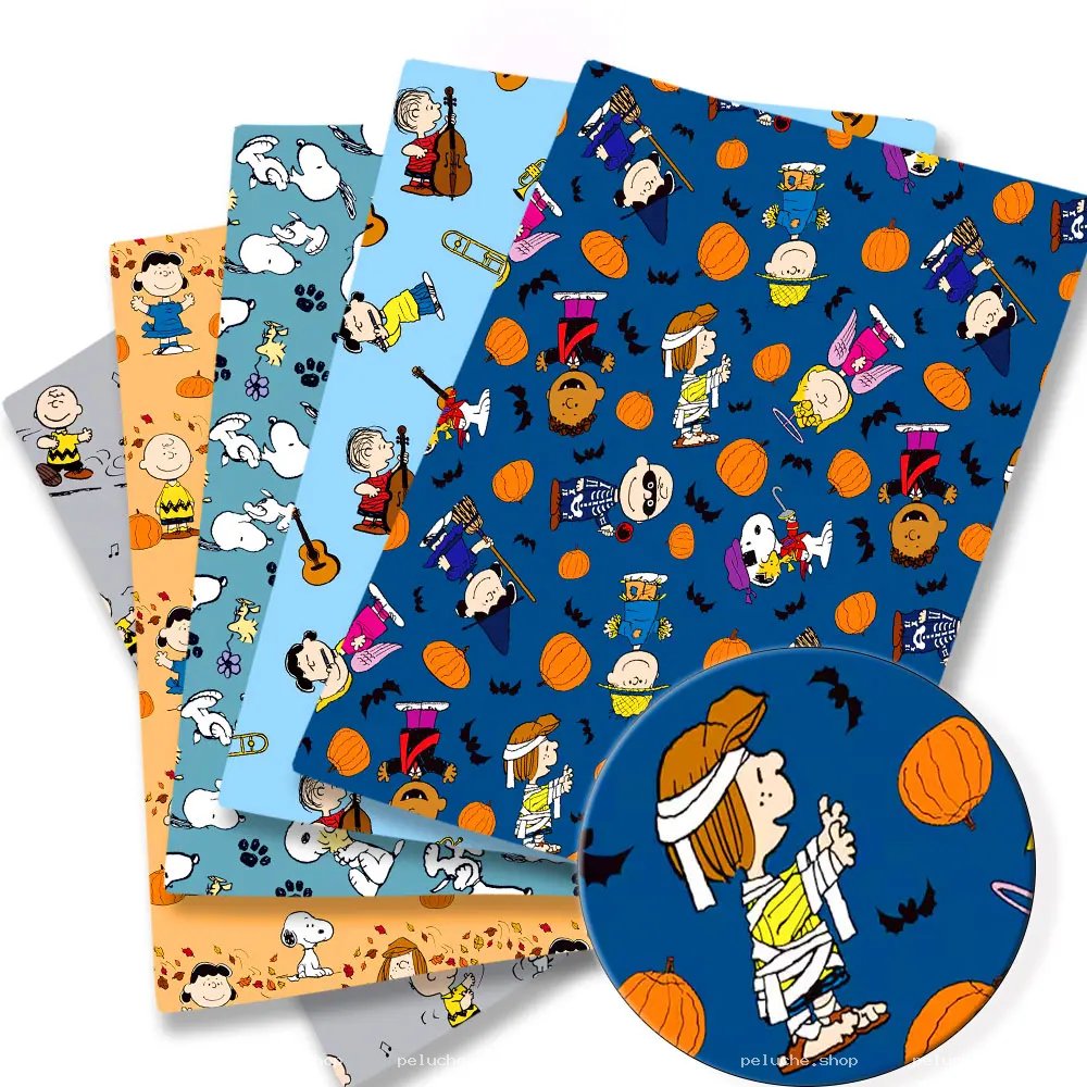 Motifs Tissus Peanuts Halloween & Automne | Snoopy Charlie Brown
