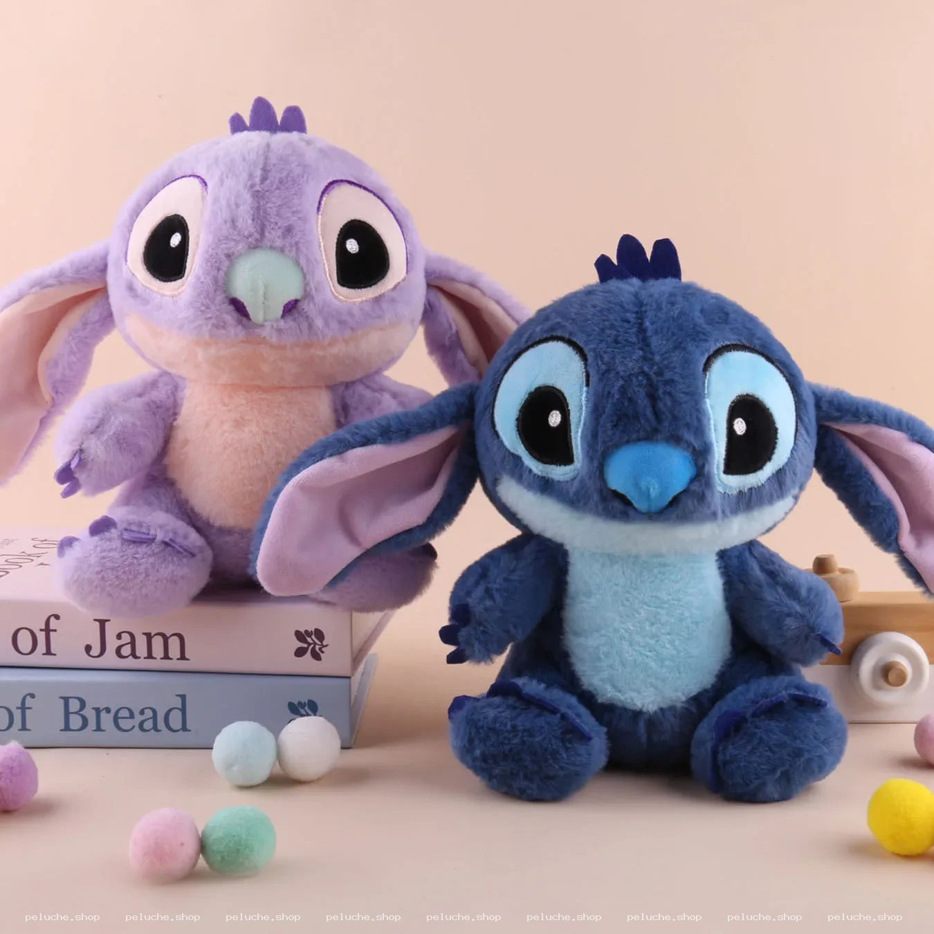 Peluches Stitch & Angel Disney - Douceur et Collection
