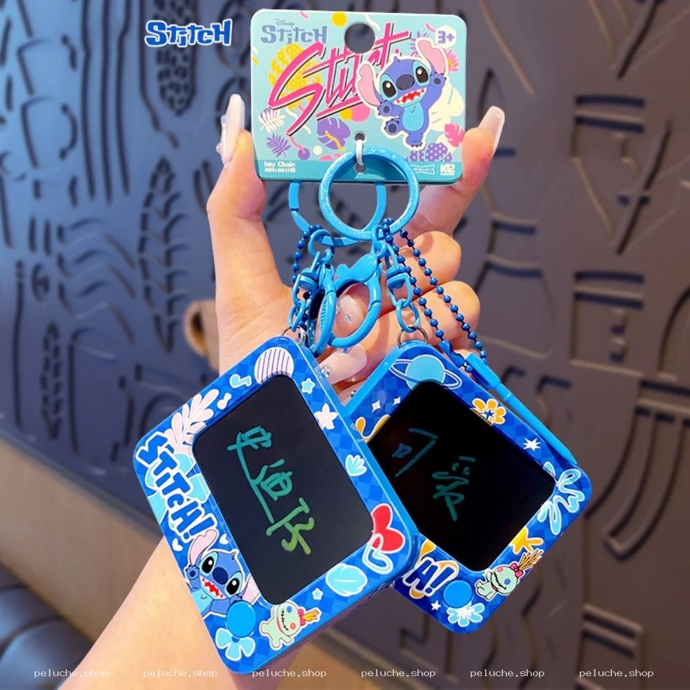 Porte-clés Disney Stitch avec Mini Tableau Écriture LCD