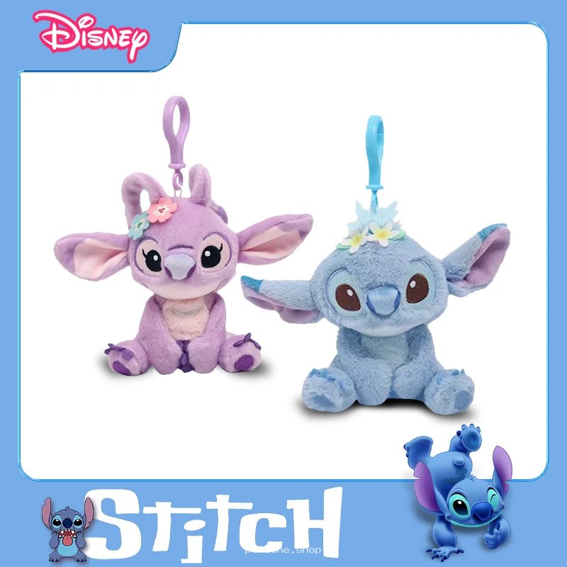 Peluches Disney Stitch & Angel Porte-clés - Mignon & Doux