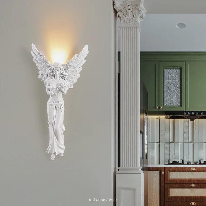 Applique Murale Ange Céleste - Design Élégant et Lumière Douce