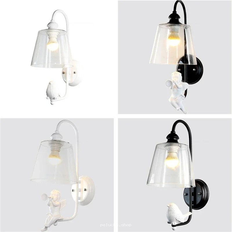 Applique Murale Design Ange ou Oiseau - Luminaire LED Moderne