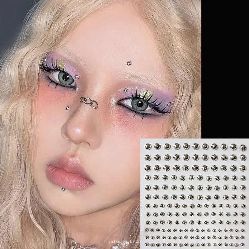 Strass Adhésifs Visage Corps – Bijoux Piercing Faux Décoration