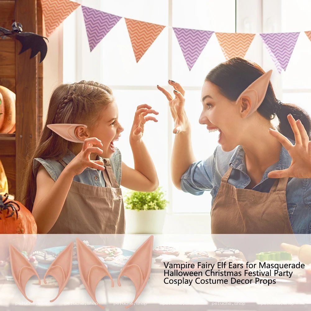 Oreilles d'Elfe Fée pour Cosplay, Halloween & Fêtes