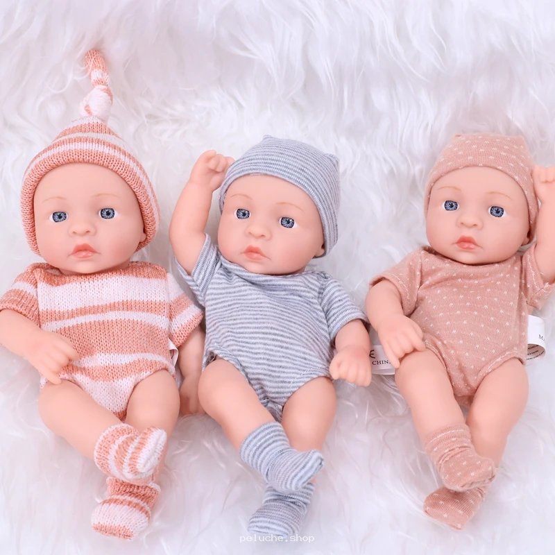 Mini poupées bébés réalistes – Jouets doux pour enfants