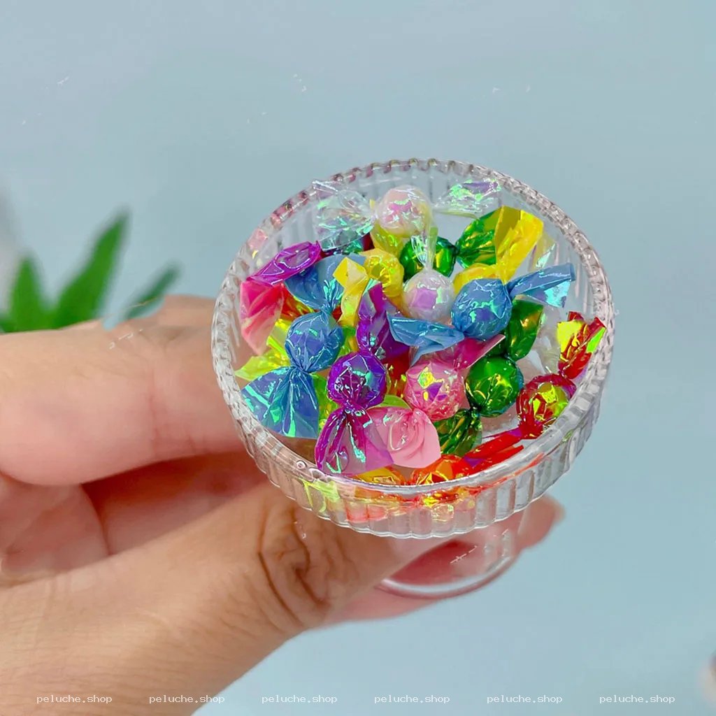 Mini Bonbons Iridescent Multicolores pour DIY et Décoration