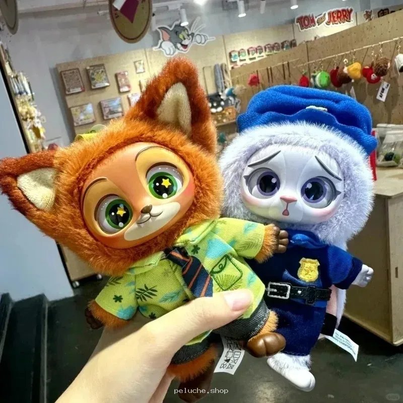 Duo Peluche Zootopie Nick & Judy Yeux Étoilés – Collection Unique